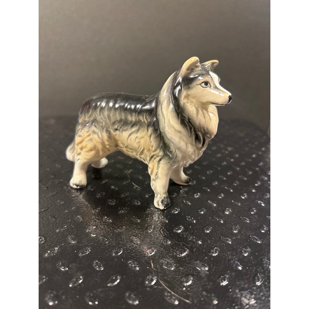 Collie Dog Figurine - Japan